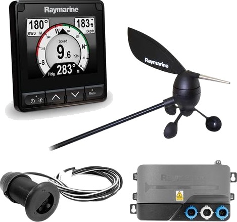 Raymarine i70S Systempakke Vind/logg/ekkoloddpakke Raymarine i70S Systempakke Vind/logg/ekkoloddpakke