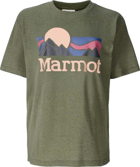 Marmot Women"s Coastal Tee Surplus Green Heather M