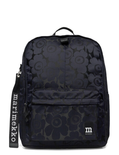 Marimekko Zip Top Backpack Unikko Navy ONE SIZE Marimekko Zip Top Backpack Unikko Navy ONE SIZE