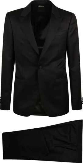 Zegna Herre Dress Svart M,