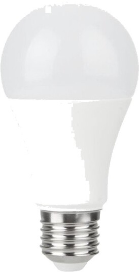 Spl E27 10W LED pære 12 60V   A60 810lm opalt glass AC/DC   Kulør : Varm