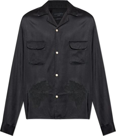 AllSaints Herre Skjorter Svart M, AllSaints Herre Skjorter Svart M,