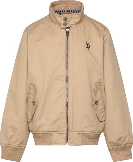 U.S. Polo Assn. Cotton Twill Harrington Beige 122