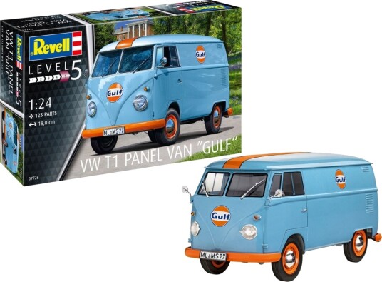 Revell VW T1 Panelvan Byggesett Gulf 1:24