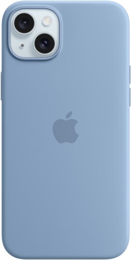 iPhone 15 Plus Silicone deksel med MagSafe (vinterblå) iPhone 15 Plus Silicone deksel med MagSafe (vinterblå)