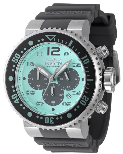 Invicta Herreklokke 47196 Pro Diver Turkis/Gummi Ø52 mm