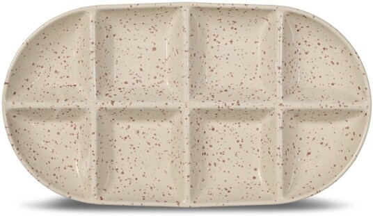 Sagaform Ditte serveringsfat stor 20x36 cm Beige vinrød Sagaform Ditte serveringsfat stor 20x36 cm Beige vinrød