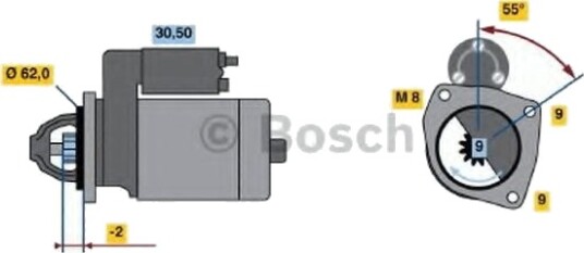 BOSCH 0 986 017 930 Starter BOSCH 0 986 017 930 Starter