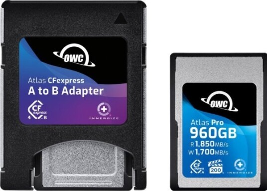 Owc 960Gb Atlas Pro Cfexpress Type A Cards - Vpg 200, Cfx A To B Adapter Included