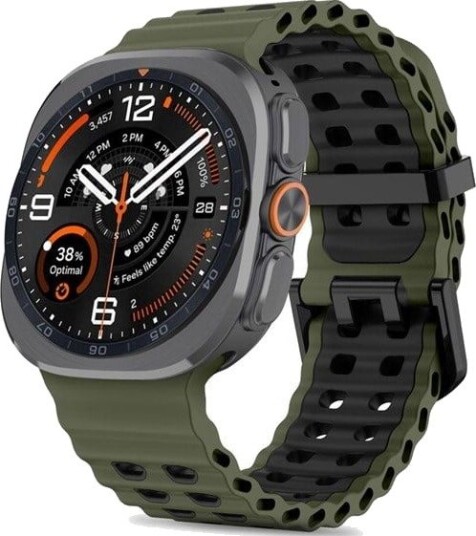 Tech-Protect Iconband Pro for Samsung Galaxy Watch Ultra/Ultra2 47mm - Green/Black