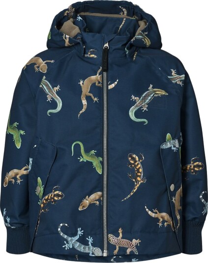 Molo Softshell Jakke m. Fleece Hoplas Gekko Oceanica Molo 5 år (110) Softshell Blå