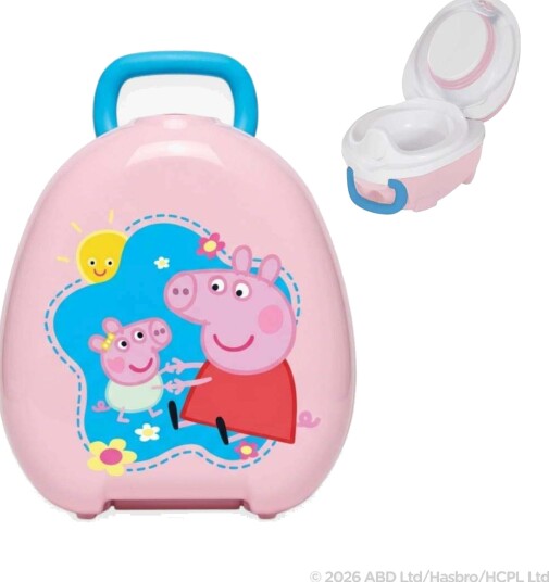 Peppa Gris Bærbar Potte Rosa