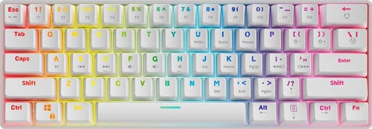 Savio QWERTY Mekanisk Gamingtastatur Hvit