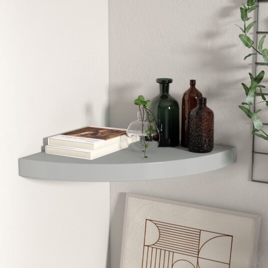 vidaXL Flytende vegghylle gr? 35x35x3,8 cm MDF