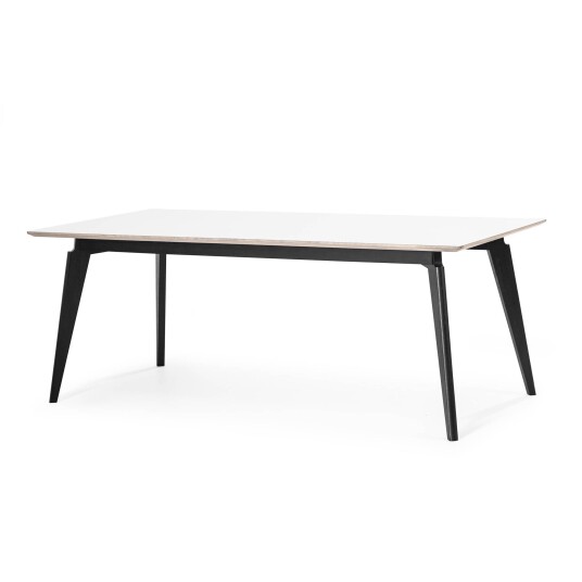 Torkelson Bella spisebord Hvit laminat 200 x 95 cm Hvit