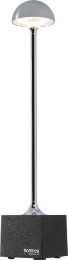 Sompex FLORA LED Bordlampe 29,5 cm 2,3W 2700 3000K   Krom