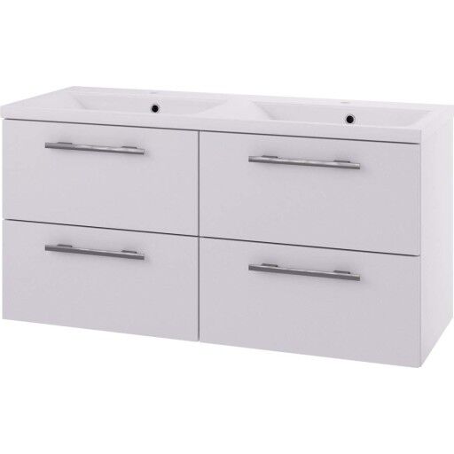 Servantskap Linn Bad Ingrid Dobbel med 4 Skuffer 110112D4S Servantskap Linn Bad Ingrid Dobbel med 4 Skuffer 110112D4S