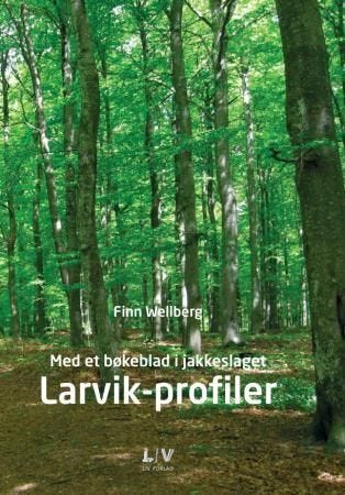 Larvikprofiler med et bøkeblad i jakkeslaget