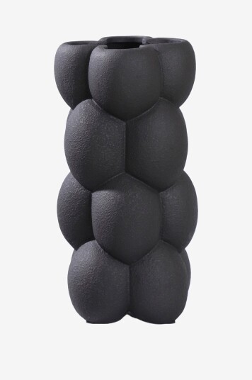 Eightmood Vase Limestone large Svart