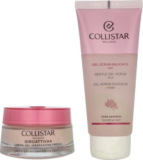 Collistar Idroattiva Set 150 ml Fresh Hydration Cream Gel 50ml/Gentle Scrub 100 ml