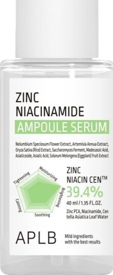 APLB Zinc Niacinamide Ampoule Serum 40ml