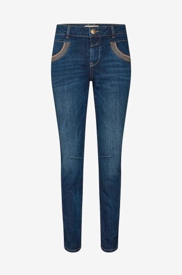 MOS MOSH - Jeans mmNaomi Shade Blue Jeans - Blå MOS MOSH - Jeans mmNaomi Shade Blue Jeans - Blå