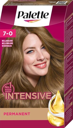 Schwarzkopf Palette Intensive Creme Coloration 7-0 Midway Blonde