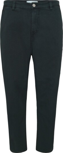 Knowledge Cotton Apparel Calla Tapered Mid Rise Canvas Workw Black 25 x 32