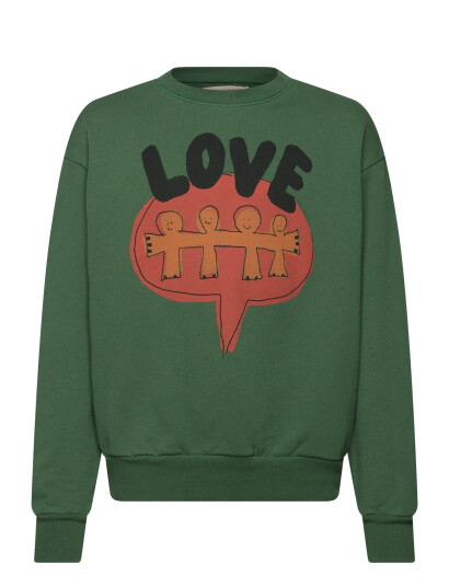 THE ANIMALS OBSERVATORY Love Freen Bear Sweatshirt - Green - 12 Y