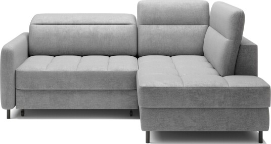Masuo Sovesofa med Sjeselong 3 seter Grå