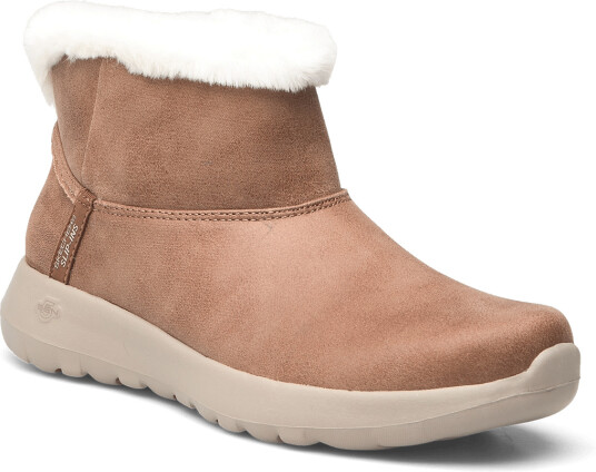 Skechers On The Go Joy Cozy Dream   Beige   35.5