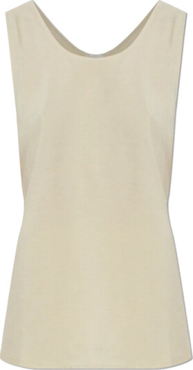 Hanro Dame Topper Beige L,
