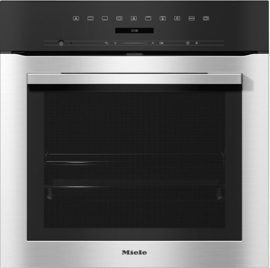 Miele H7160BPCS Innbyggingsovn med Pyrolyse og Digitalt Display - Rustfritt Stål Miele H7160BPCS Innbyggingsovn med Pyrolyse og Digitalt Display - Rustfritt Stål