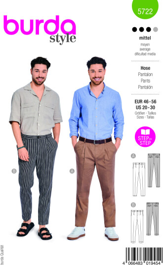 Burda 5722 Bukse Eur: 46 56 Us: 20 30 Burda 5722 Bukse Eur: 46 56 Us: 20 30