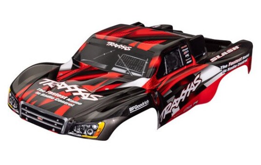 Traxxas 5851 Body Slash 2WD/4x4 Red Painted