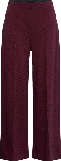 ICHI Ihkate Twillish Wide Pa Burgundy S
