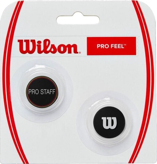 Wilson Pro Feel Pro Staff Dampener Black/Red, Tennis tillbehør