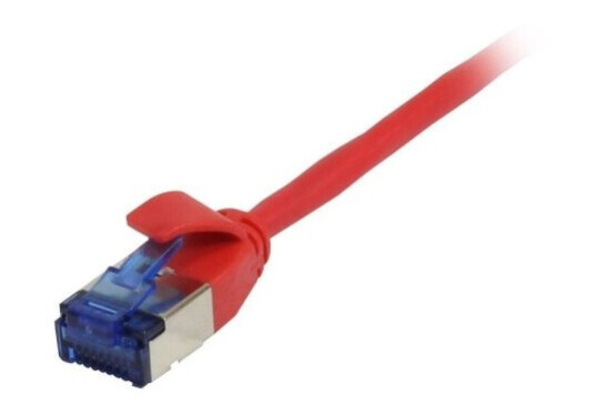Patchkabel Rj45 Cat6a 500Mhz 015M Rot Uftp Slimline Rund D38mm Tpelszhsuperflex Awg32 Synergy 21