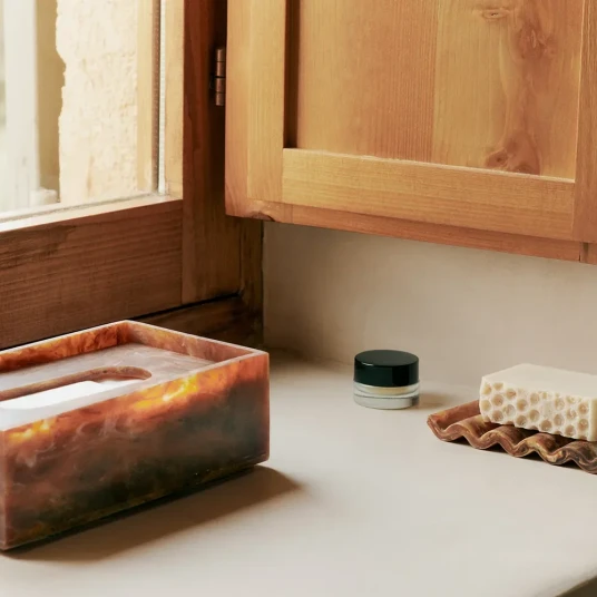 Ferm Living Mist Tissue Box   Sugar Kelp
