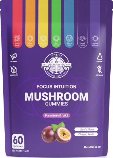 Sevital Mushroom Gummies 60 stk