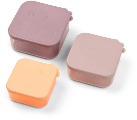 Done by Deer ™ Snack Box Set 3 Pack Deer friends Pink