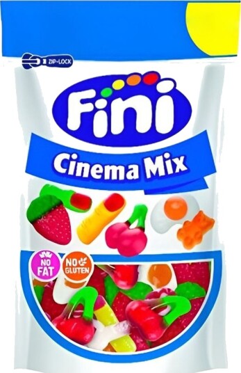 Fini Cinema Mix Forskjellige Vingummifigurer 165 gram Fini Cinema Mix Forskjellige Vingummifigurer 165 gram