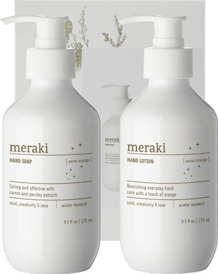Meraki   Gaveeske winter moment håndpleie 275 ml 2 stk warm orange