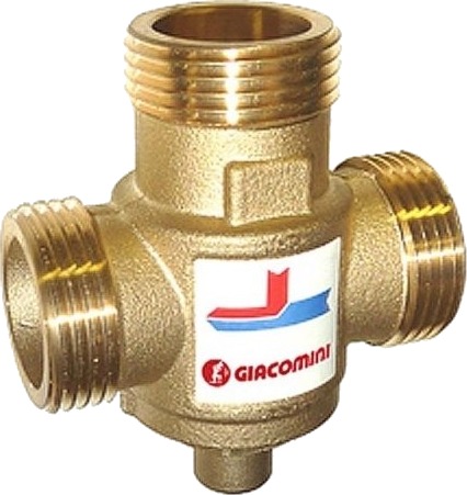 Giacomini Termostatventil, D25, Treveis, 60C, Kvs3,2 Giacomini Termostatventil, D25, Treveis, 60C, Kvs3,2
