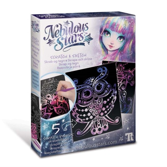 Nebulous Stars Star Scratch & Sketch Gaveboks