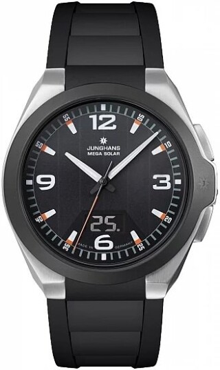 Junghans Herreklokke 18/1526.00 Force Mega Solar Gummi Ø41.6 mm