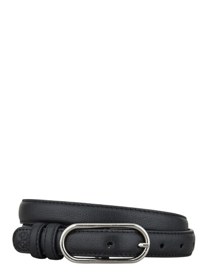Becksöndergaard Grain Nola Leather Belt - Black - M/L Becksöndergaard Grain Nola Leather Belt - Black - M/L