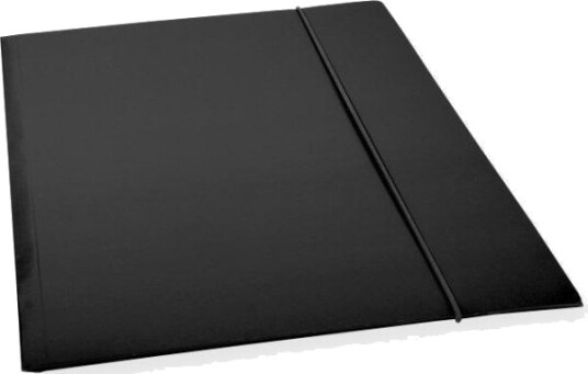 Office Products Office Products A4 Mappe Med Strikk Lakk Sort 300 Gsm 10 Stk
