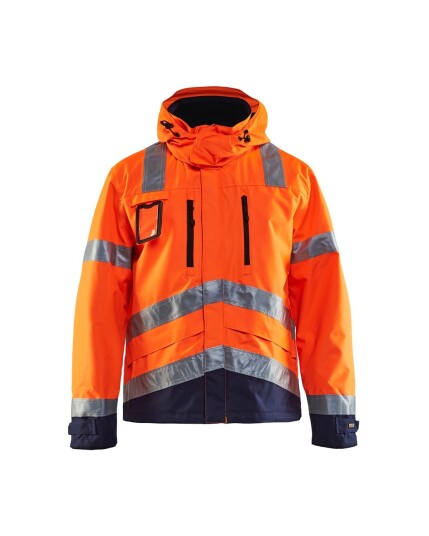 Blåkläder Skalljakke varsel Orange/Marineblå 4XL