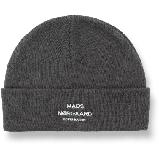 Mads Nørgaard Asphalt Isak Ambas Logo Beanie Mads Nørgaard Asphalt Isak Ambas Logo Beanie